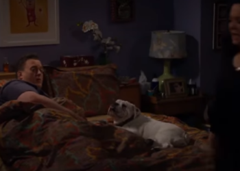 T1436029 Mike Brings Rescue Dog Home Mike Molly part2