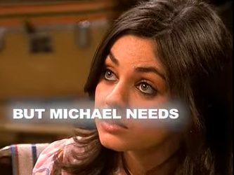 Jackie; likes Hyde’s intelligence and michael’s handsomeness #foryou#that70sshow#funny_part2.mp4