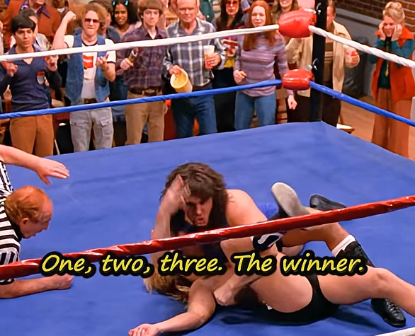 Father and son watched a wrestling match.⧸ That ’70s Show part2